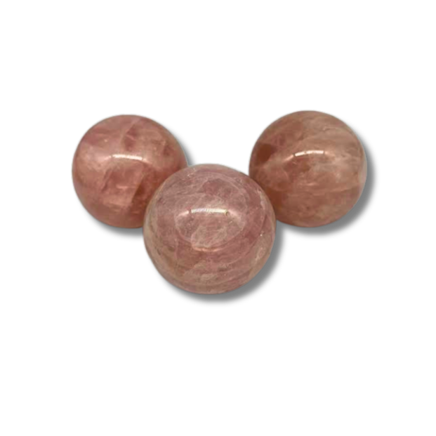 Polished Rose Quartz Sphere - Large