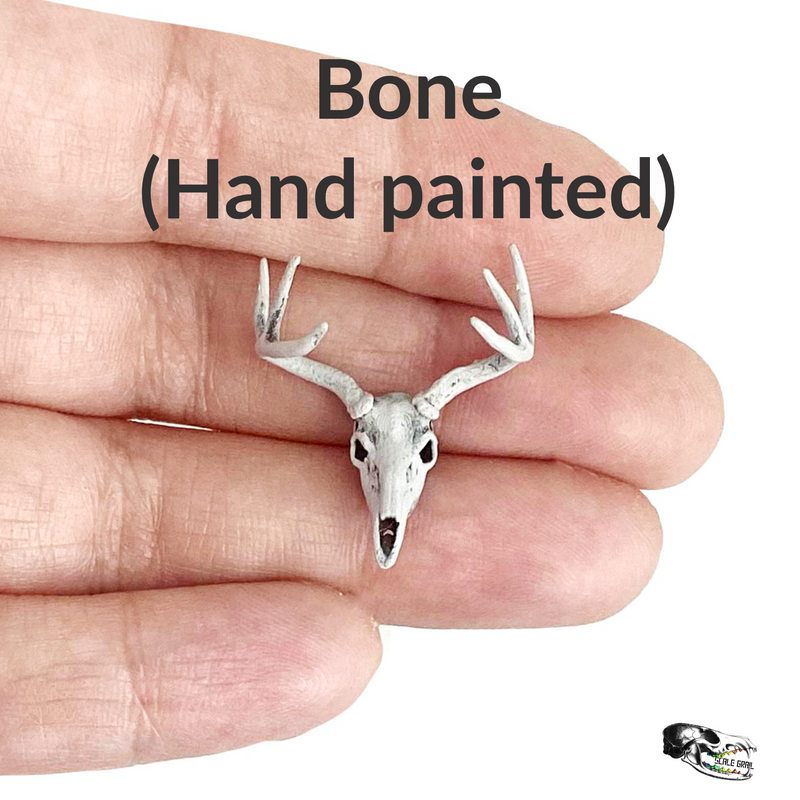 White-Tailed Deer Skull Replica - 1:24 Scale