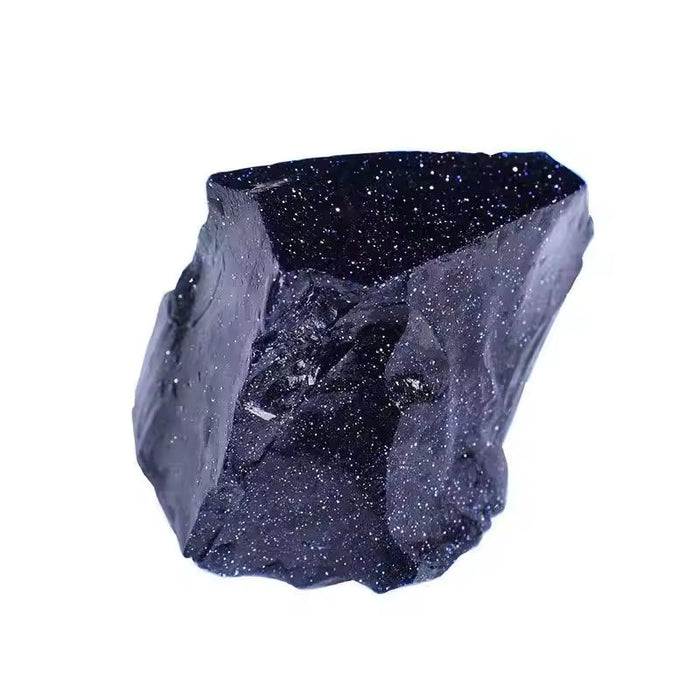 Rough Blue Goldstone Mineral Specimen