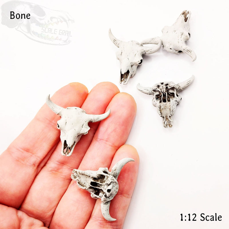American Bison Skull Replica - 1:24 Scale