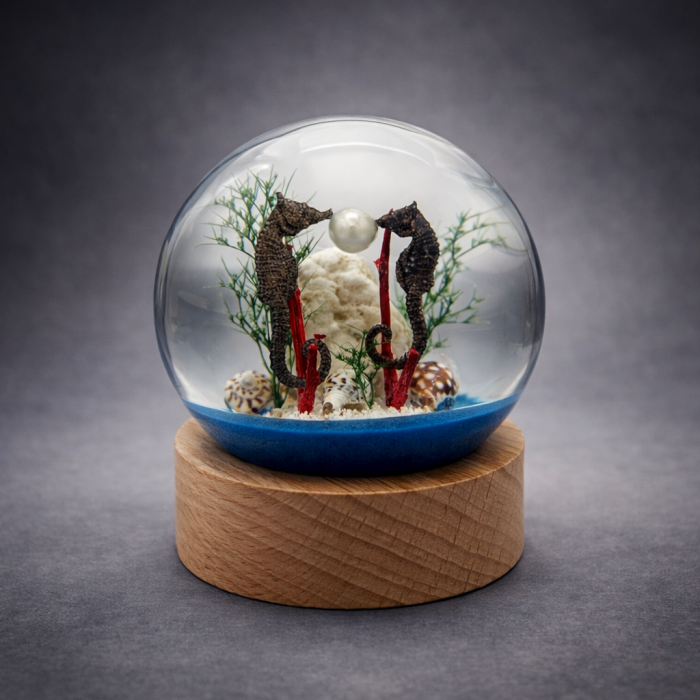 Seahorse Acrylic Globe