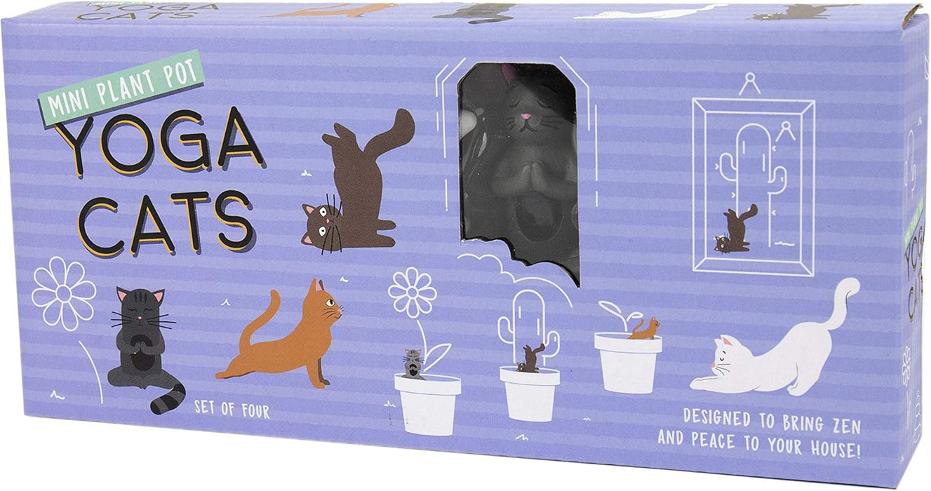 Yoga Cat Plant Markers