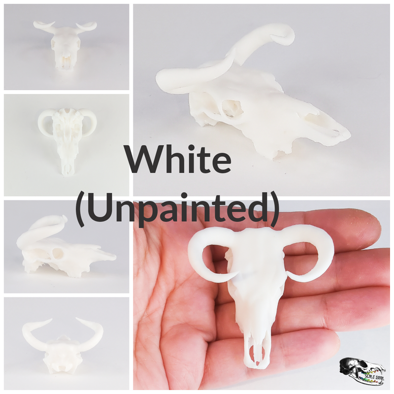 Aurochs Skull Replica - 1:24 Scale
