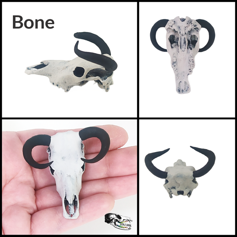Aurochs Skull Replica - 1:24 Scale