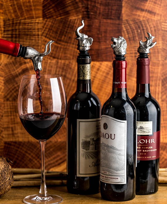 Menagerie Wine Pourer - Buffalo