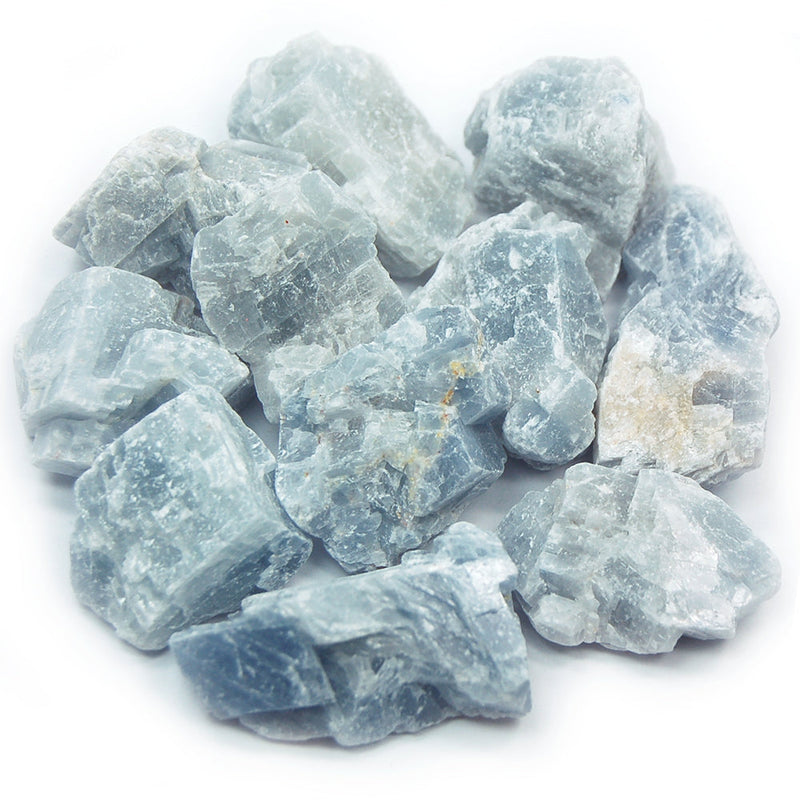Blue Calcite Mineral Specimen