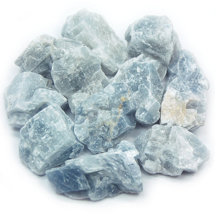 Blue Calcite Mineral Specimen