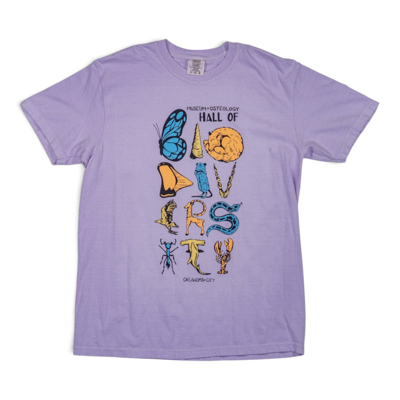 SKELETONS: Museum of Osteology Biodiversity T-Shirt