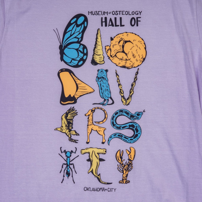 SKELETONS: Museum of Osteology Biodiversity T-Shirt