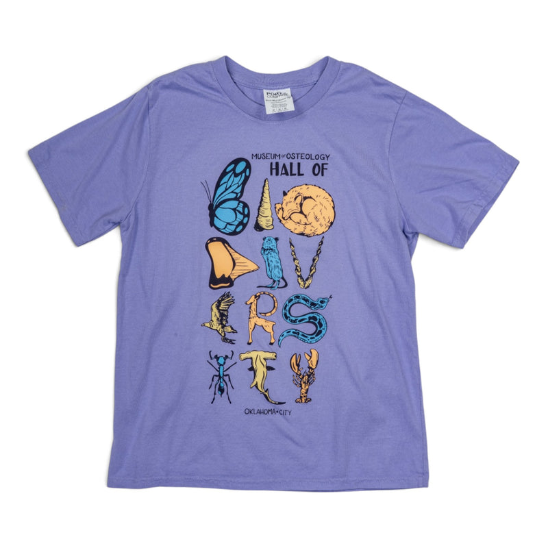SKELETONS: Museum of Osteology Biodiversity T-Shirt - Youth