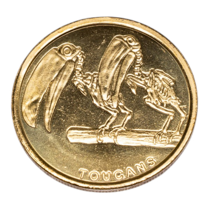 SKELETONS: Museum of Osteology Golden Medallion Coin