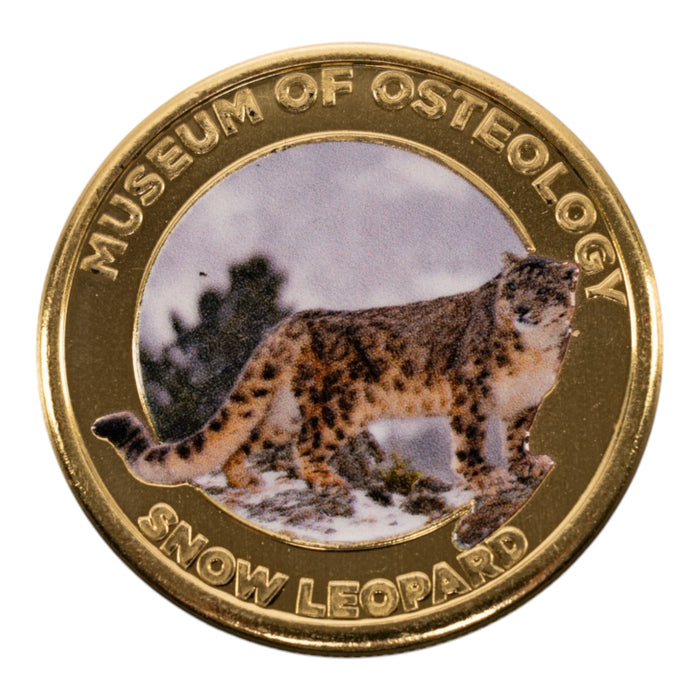SKELETONS: Museum of Osteology Golden Medallion Coin