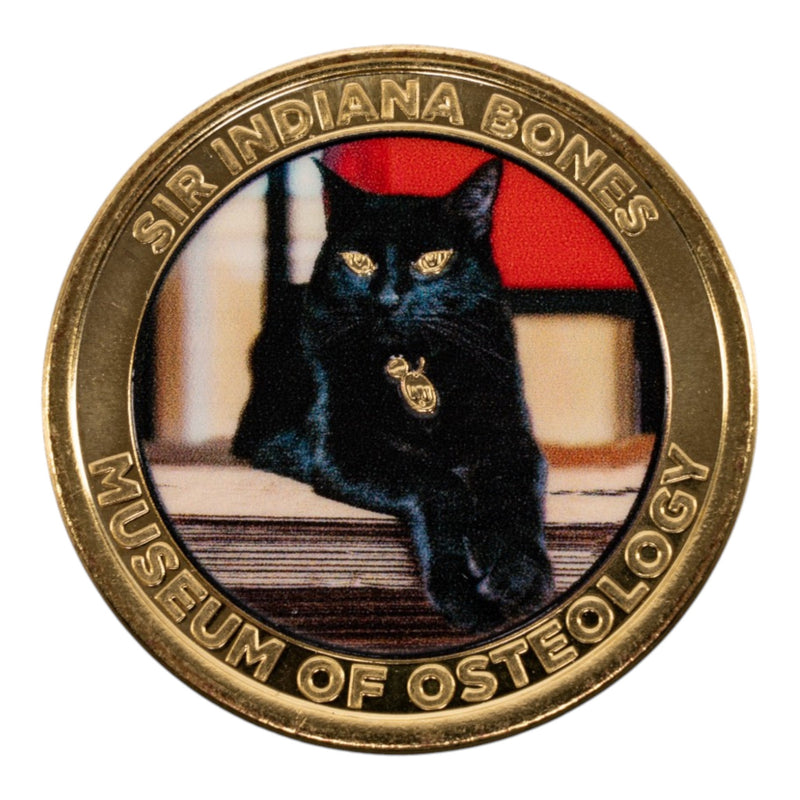 SKELETONS: Museum of Osteology Golden Medallion Coin
