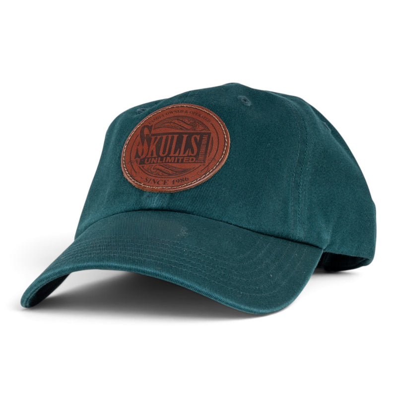 Skulls Unlimited Leather Patch Hat