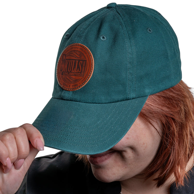 Skulls Unlimited Leather Patch Hat