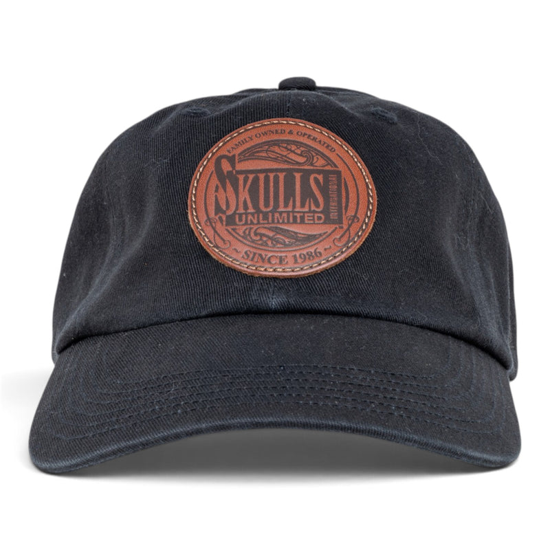 Skulls Unlimited Leather Patch Hat