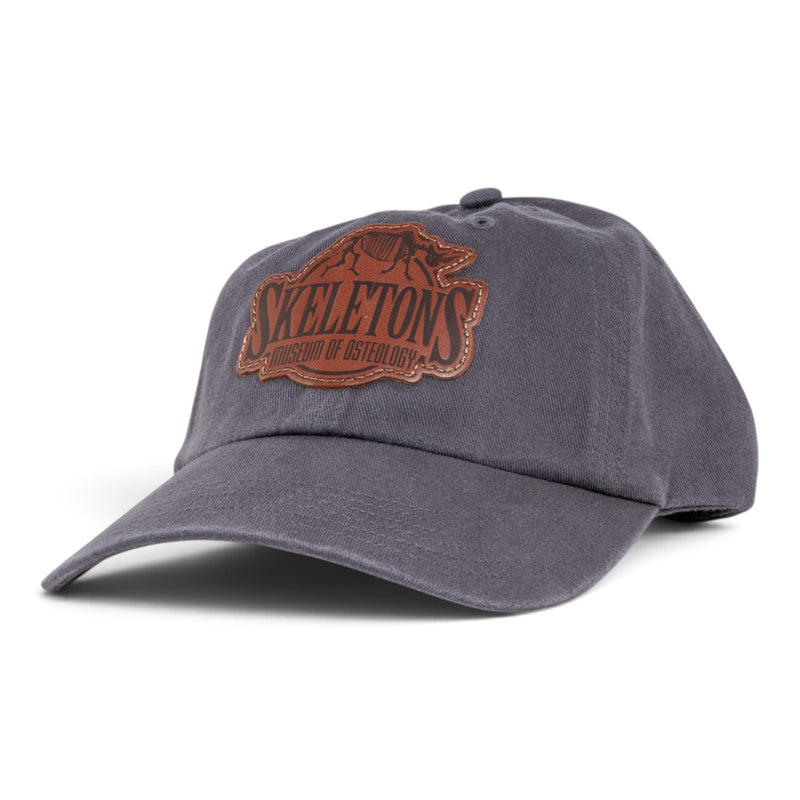 SKELETONS Museum of Osteology Leather Patch Hat