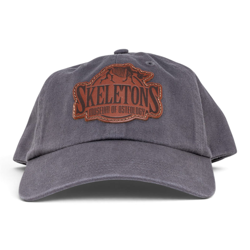 SKELETONS Museum of Osteology Leather Patch Hat