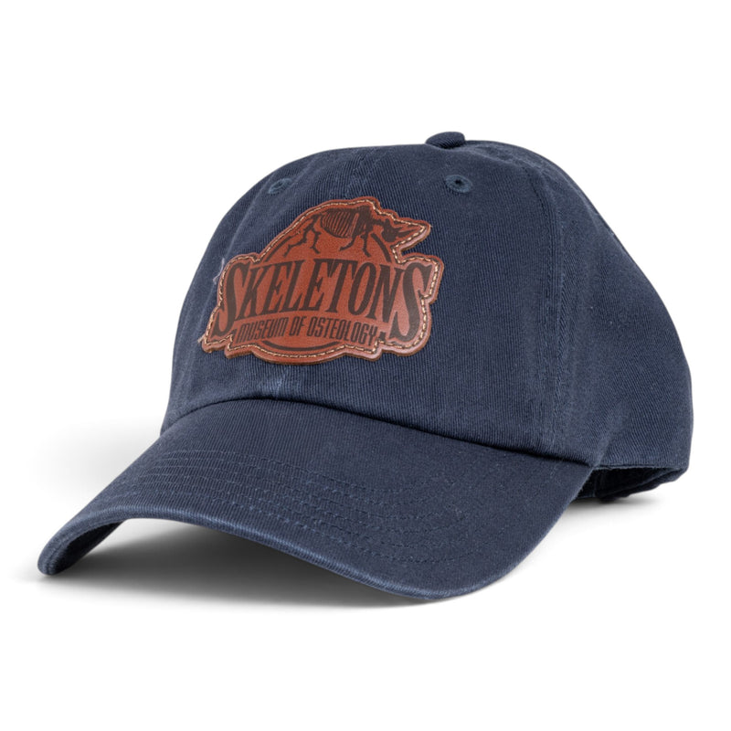SKELETONS Museum of Osteology Leather Patch Hat