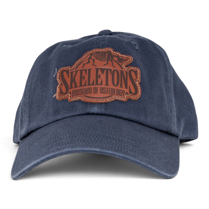 SKELETONS Museum of Osteology Leather Patch Hat