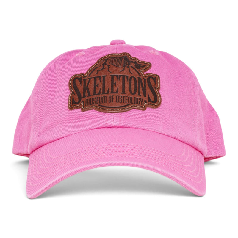 SKELETONS Museum of Osteology Leather Patch Hat