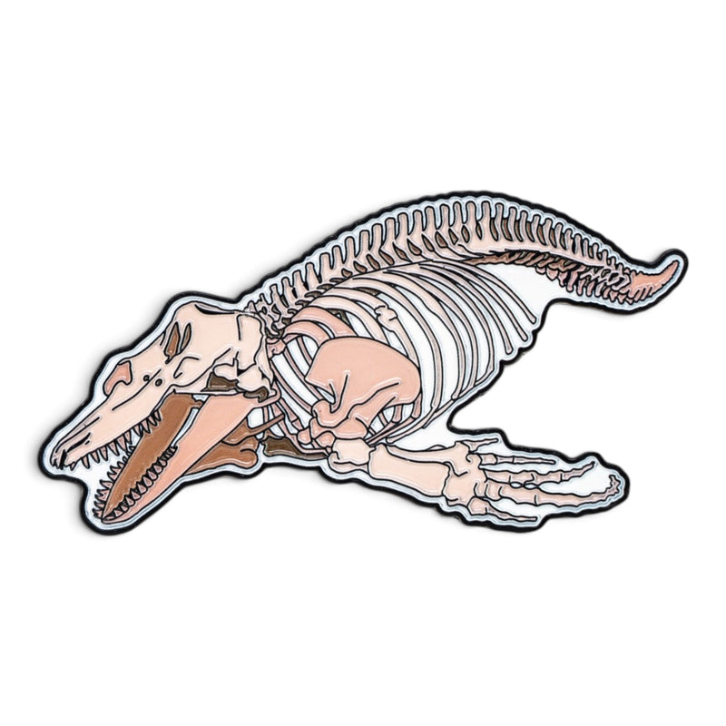 Enamel Skeleton Magnet