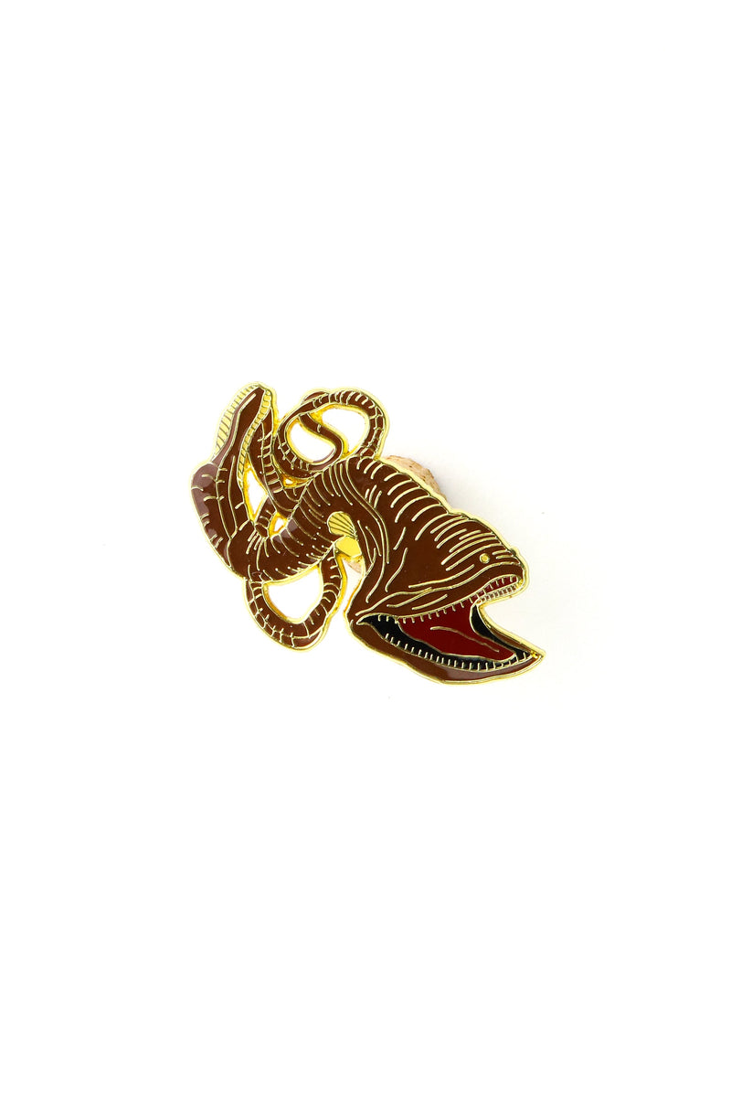 Gulper Eel Enamel Pin (Saccopharynx)