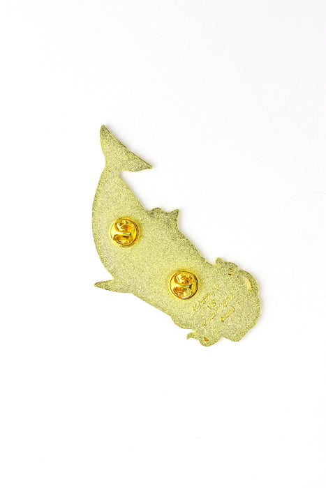 Giant Squid vs. Sperm Whale Enamel Pin (Architeuthis dux vs. Physeter macrocephalus)