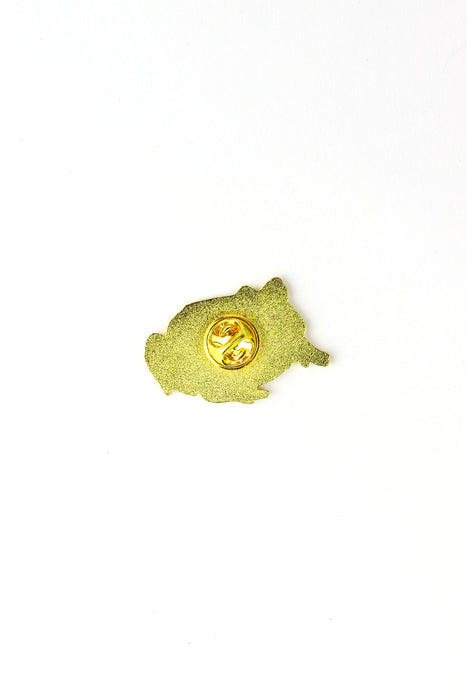 Surinam Horned Frog Enamel Pin (Ceratophrys cornuta)