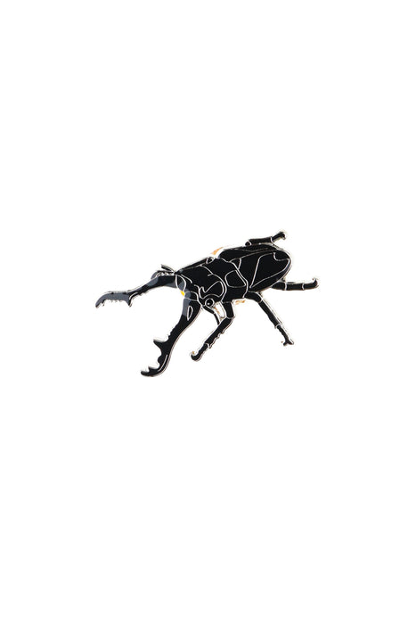 Giraffe Stag Beetle Enamel Pin (Prosopocoilus giraffa)