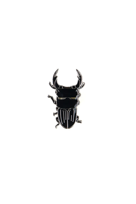 Japanese Stag Beetle Enamel Pin (Dorcus hopei binodulosus)