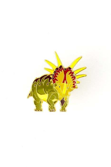 Styracosaurus Enamel Pin (Styracosaurus albertensis)