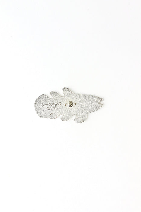 Coelacanth Enamel Pin (Coelacanthiformes)