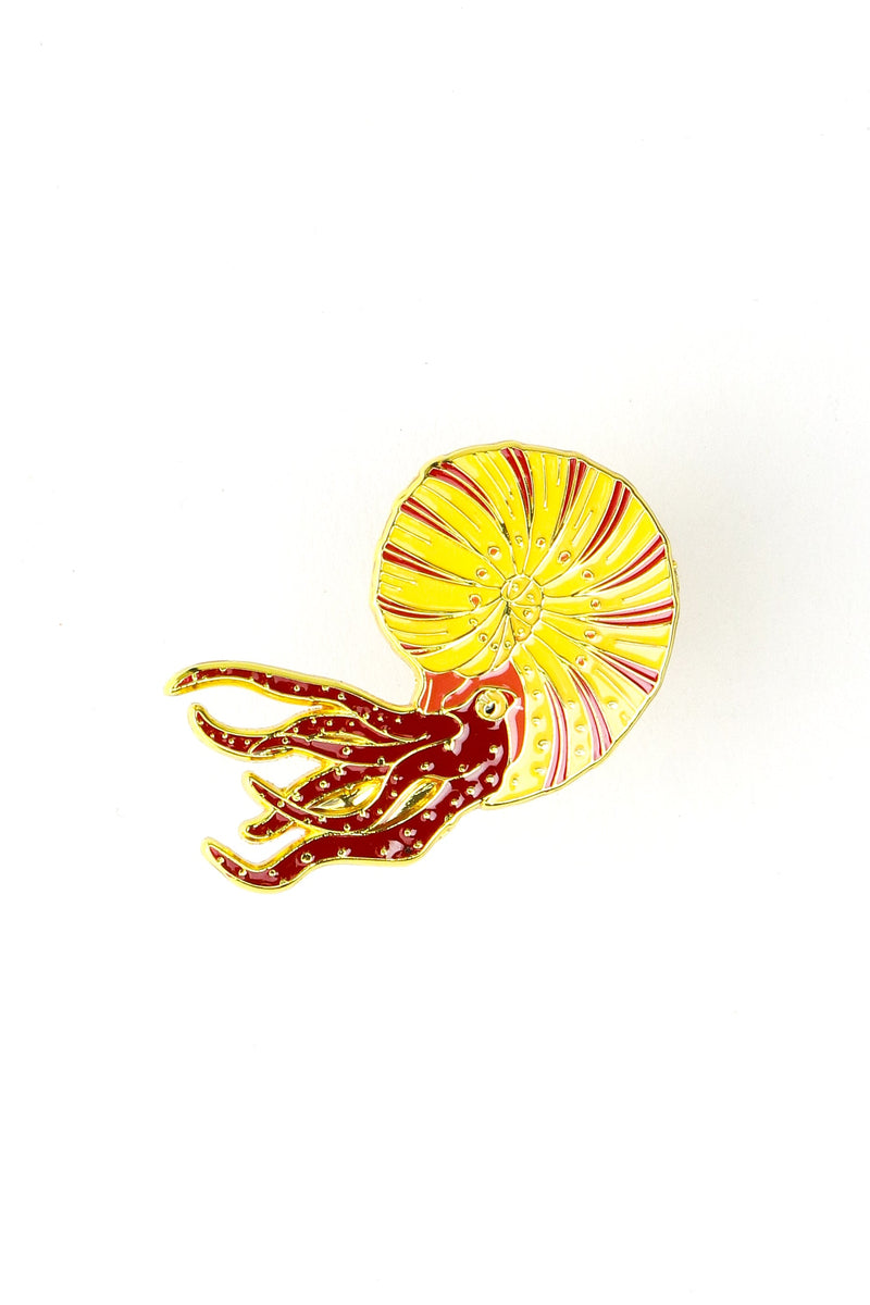 Ammonite Enamel Pin (Ammonoidea)
