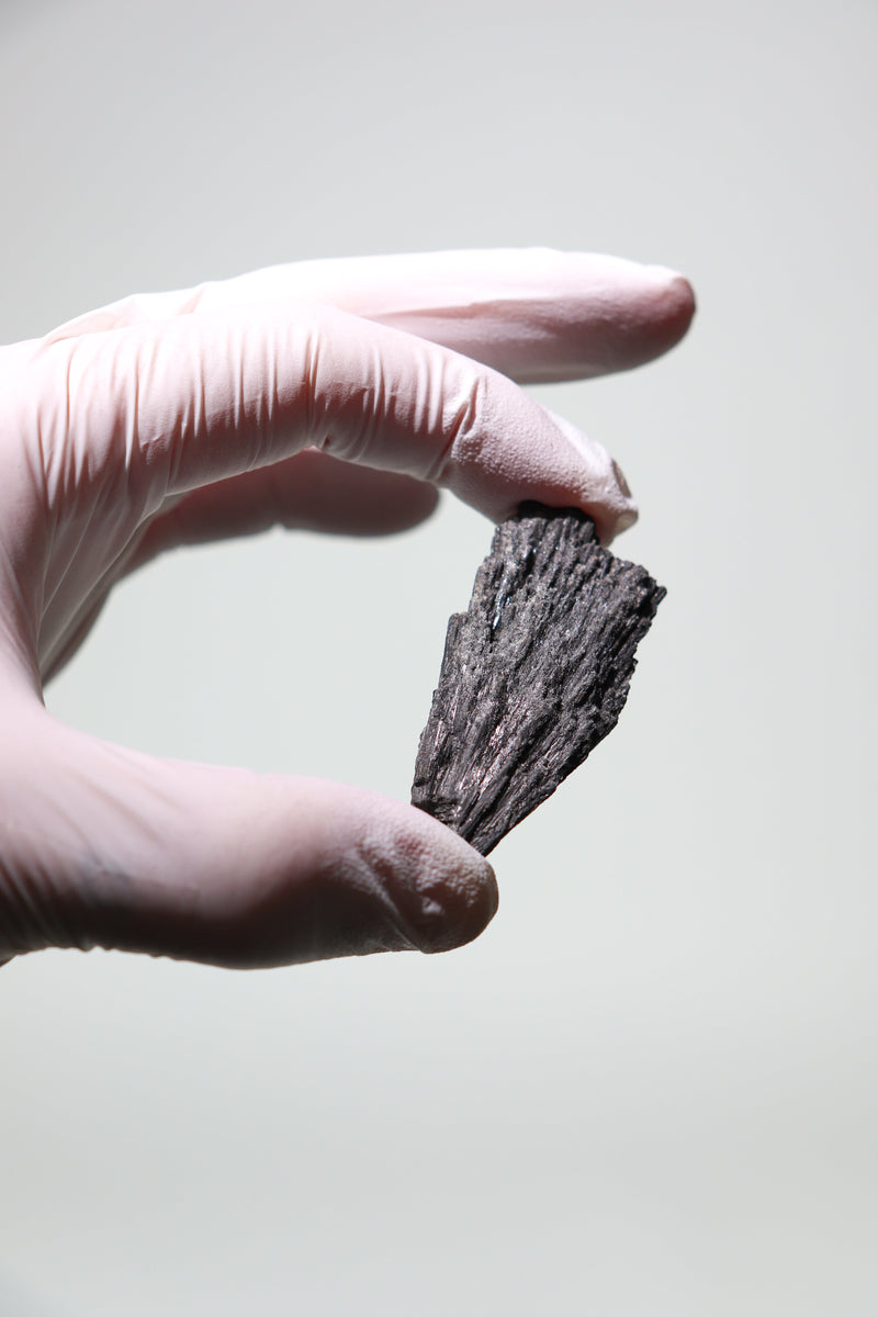 Black Kyanite Fan Mineral Specimen