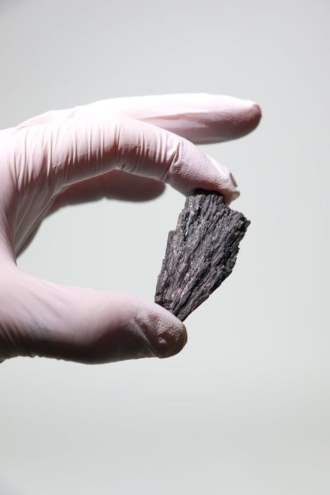 Black Kyanite Fan Mineral Specimen