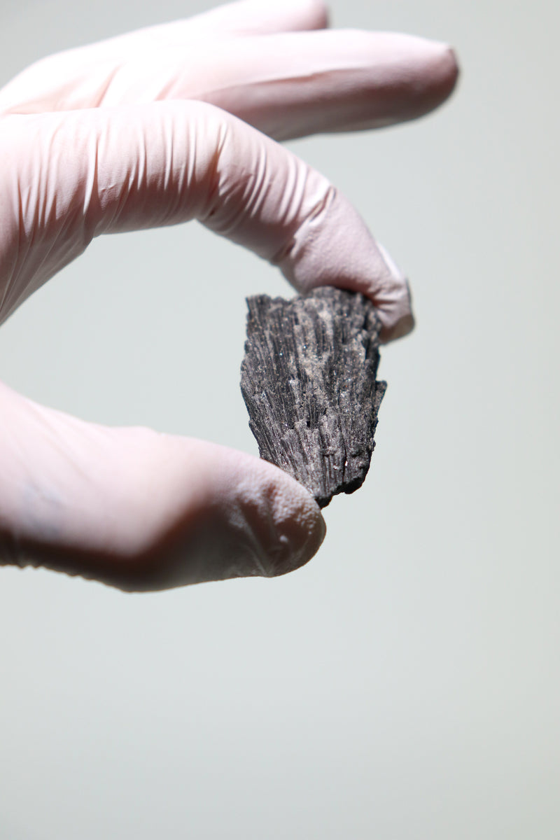 Black Kyanite Fan Mineral Specimen