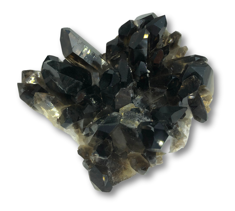 Irradiated Quartz Cluster Mineral Specimen