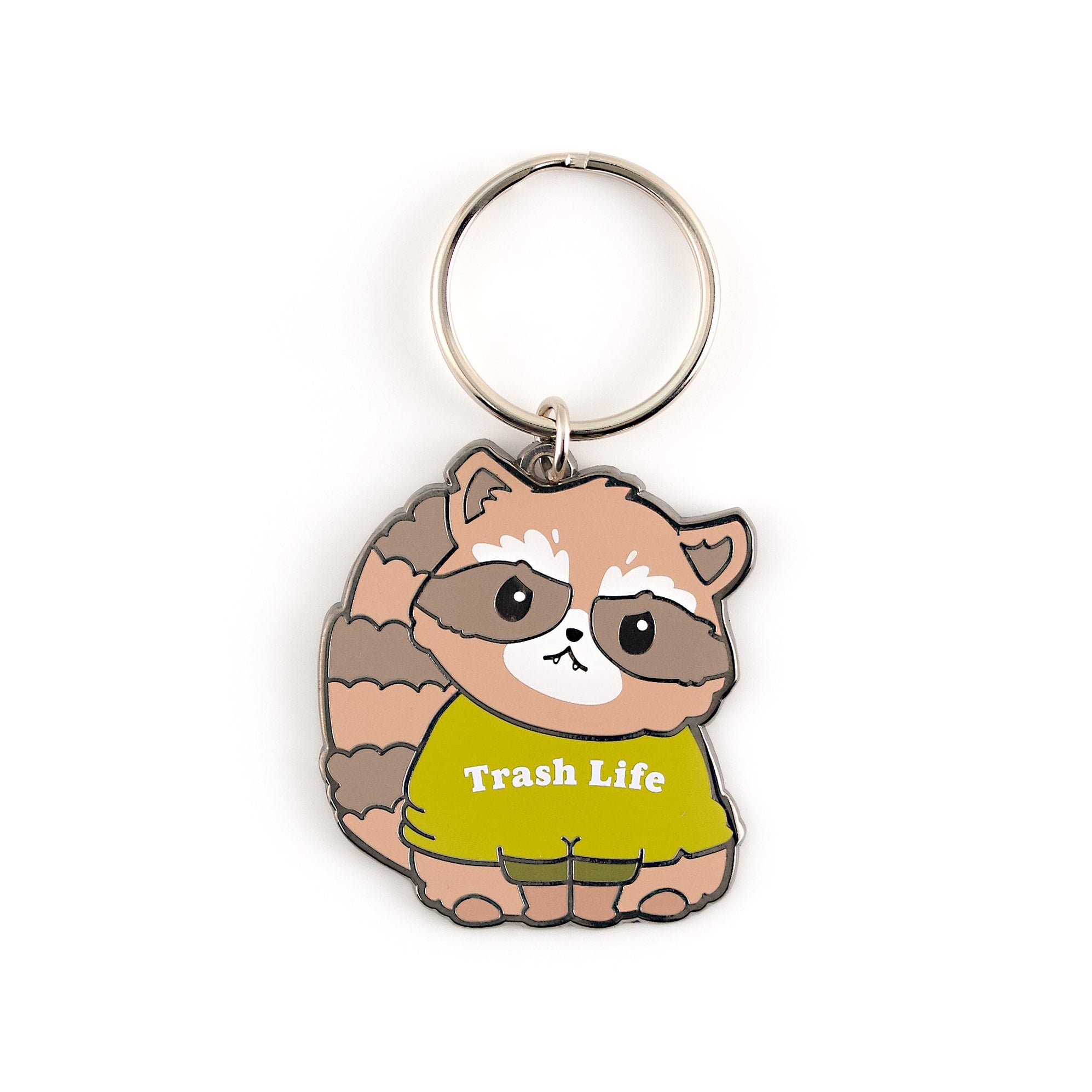 "Trash Life" Raccoon Keychain — Skulls Unlimited International, Inc.