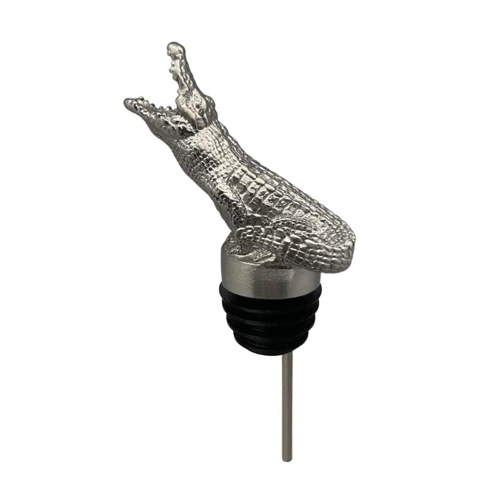 Menagerie Wine Pourer Crocodile (Premium Series) — Skulls Unlimited