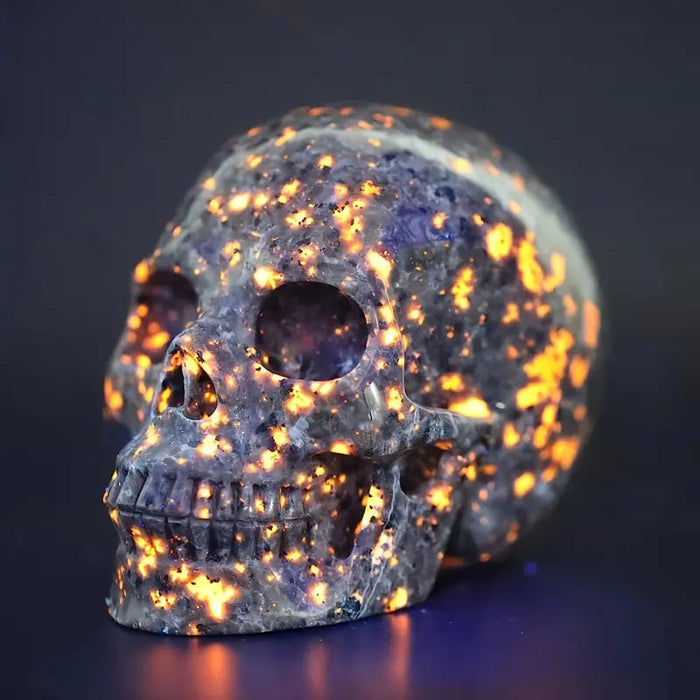 Carved Yooperlite Skull