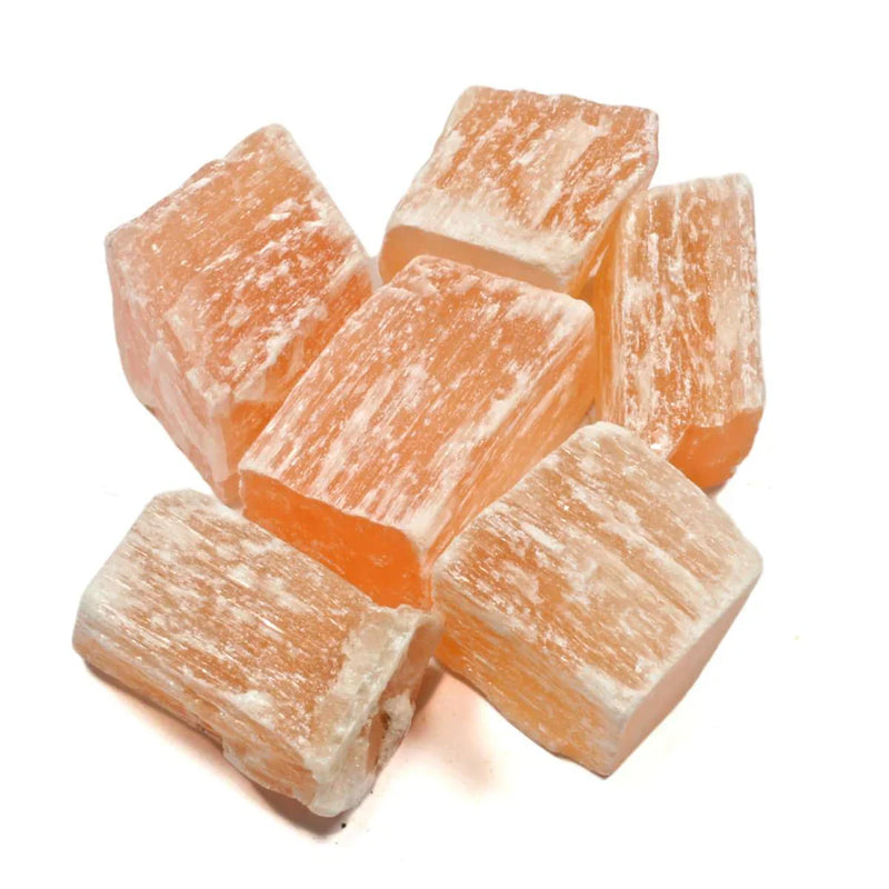 Orange Selenite Mineral Specimen
