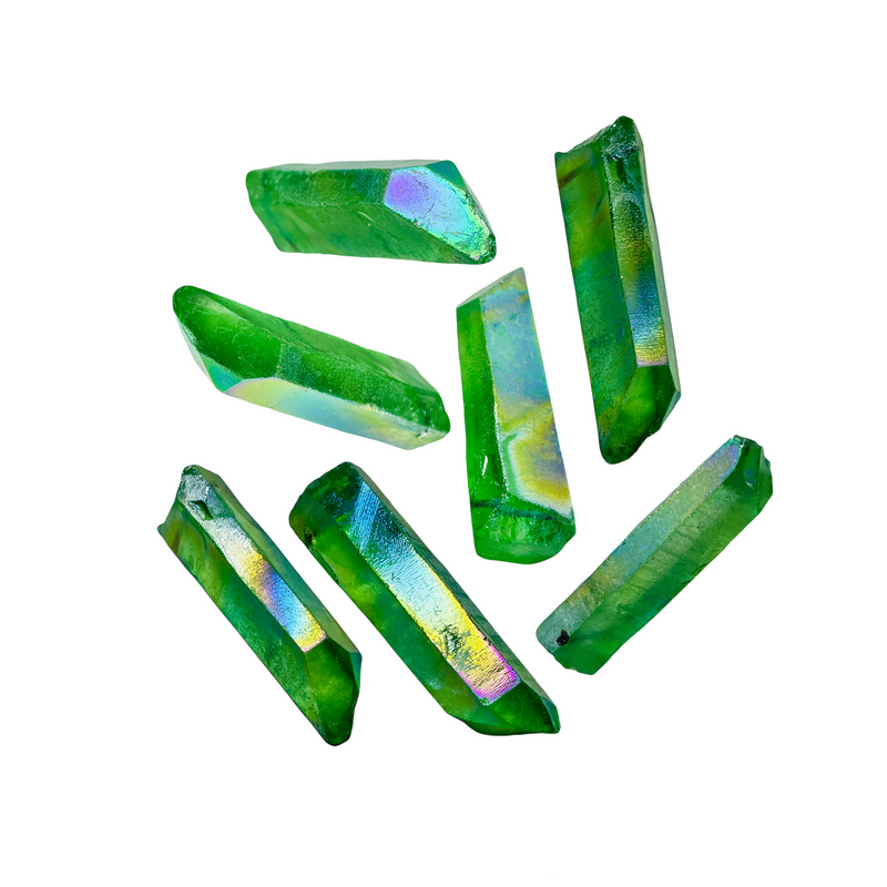 Green Aura Quartz Mineral Specimen