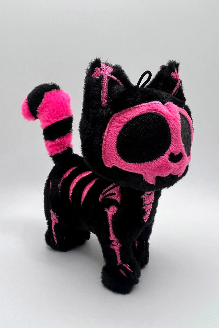 Skelekitty Plush Keychain