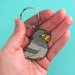 Pizza Pigeon Keychain