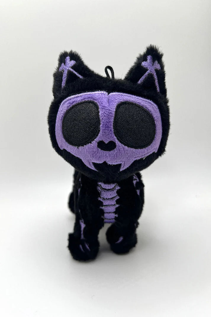 Skelekitty Plush Keychain