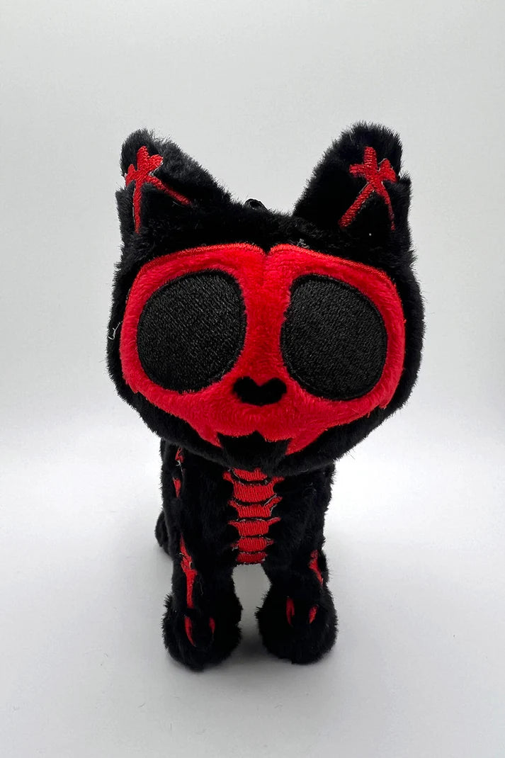 Skelekitty Plush Keychain