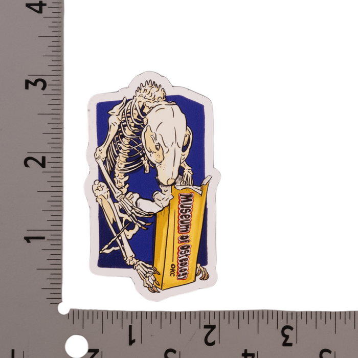 Skeletons: Museum of Osteology Raccoon with Candy Sticker