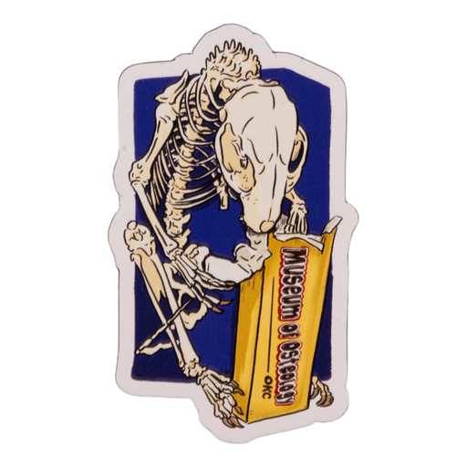 Skeletons: Museum of Osteology Raccoon with Candy Sticker