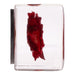 Real Red Rose in Acrylic Cube Magnet